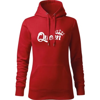 Image 1 of DRAGOWA дамски суитшърт с качулка, Queen, червен, 320г/м2 (5903)
