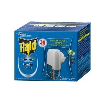 Raid elektrický tekutý strojček + náhradná náplň 30 nocí