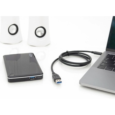 Digitus AK-300146-010-S připojovací, USB typu C, typ C na A M/M, 1m