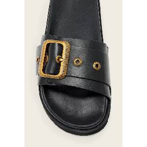 AllSaints Кожени чехли Ellie Western Sandals (W038FE.BLK)