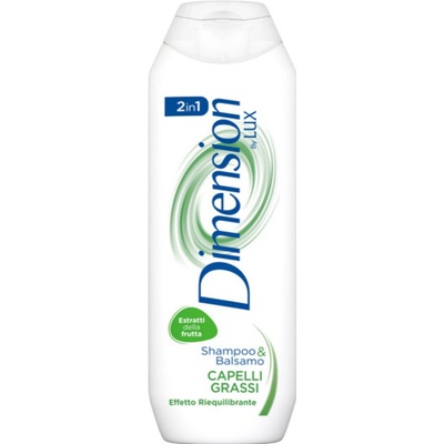Dimension by Lux 2in1 šampón a kondicionér 2 v1 pre mastné vlasy 250 ml