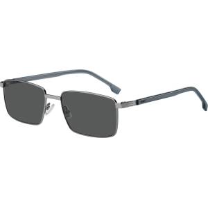 HUGO BOSS Слънчеви очила Boss Men's Rectangle Sunglasses - Ruthenium Blue Слънчеви очила