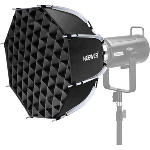 NEEWER 45cm Octagon Softbox, Bowens Mount octagonal softbox with honeycomb grid, bag for RGB CB60 CB60B CB200B MS60B MS60C MS150B S101-300W/400W Pro Vision 4 Q4, NS21P (S101-300W/400W)