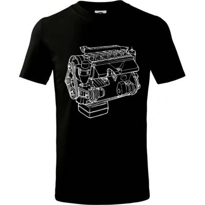 Motor T912 V3S tričko detské Čierna