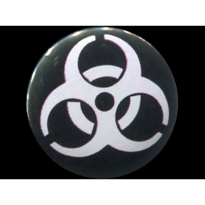 Placka 25 BIOHAZARD bw