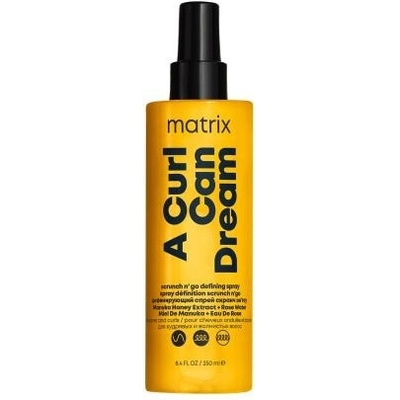 Matrix Total Results A Curl Can Dream Scrunch N' Go Defining Spray For Waves and Curls 250 ml