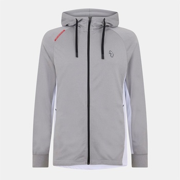 Luke Суичър Luke Men's Key Zip Hoodie - Mrl Lt Grey