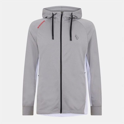 Luke Суичър Luke Men's Key Zip Hoodie - Mrl Lt Grey