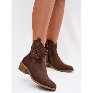 Step in style Дамски боти с ток модел 224707 Step in style