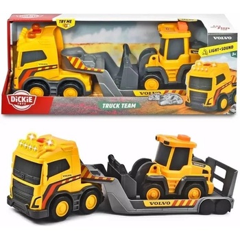 Dickie Toys Дики: Volvo Truck Team камион превозвач с мини товарач (203725009)