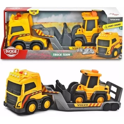 Dickie Toys Дики: Volvo Truck Team камион превозвач с мини товарач (203725009)