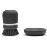 Brabantia Четка за миене на съдове, с дозатор, сив, Brabantia (BRAB302626)