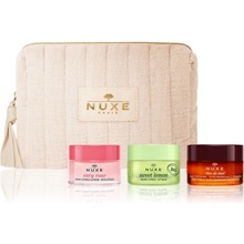 Nuxe Set Nuxe Rêve de Miel ultra výživný balzám na rty s medem 15 g + Nuxe Sweet Lemon balzám na rty 15 g + Nuxe Very Rose hydratační balzám na rty 15 g kosmetická sada