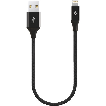 Image 1 of Ttec Кабел ttec AlumiCable Ligthning USB Charge / Data Mini Cable, 30cm - Черен
