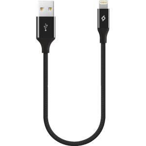 Ttec Кабел ttec AlumiCable Ligthning USB Charge / Data Mini Cable, 30cm - Черен