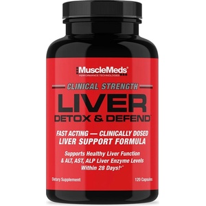 MuscleMeds Liver Detox And Defend, 120 Capsules