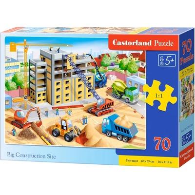 CASTORLAND Velké staveniště 70 dielov