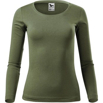 MALFINI Malfini fit-t long sleeve 169 / Дамска тениска с дълъг ръкав - каки m (1690914)