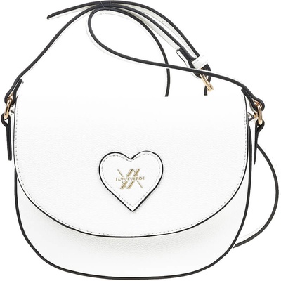 Verde dámska crossbody kabelka 16-7301 white