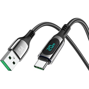 hoco. USB кабел към Type-C, 5A, 1.2 м - Hoco Extreme (S51) - Черен