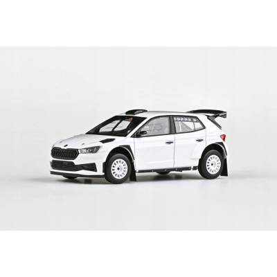 Abrex Škoda Fabia IV RS Rally2 (2022) Bílá šotolinová kola (2) 1:43