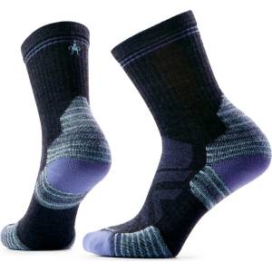Smartwool Дамски туристически чорапи Smartwool Women's Hike Targeted Cushion Mid Crew Socks Walking socks - Charcoal - размер 42-45 (EU) (201-8943-0413)
