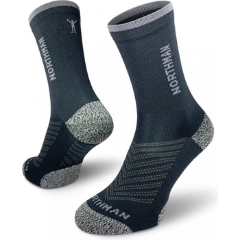 Northman Cyklistické ponožky Etape Tmavě šedá