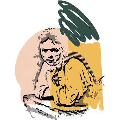 Plagát, Obraz - Pensive Woman Portrait, Doa Project, 30 × 40 cm
