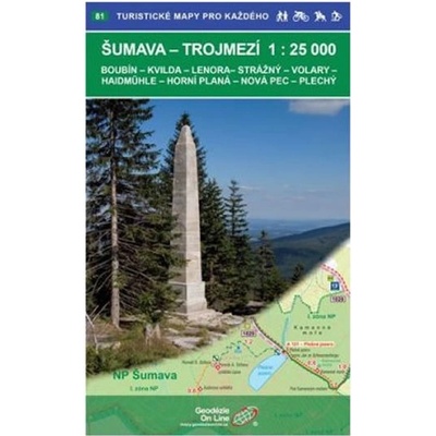 Šumava trojmezí 1:25 000/Turistická mapy pro každého 81