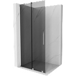 Mexen Velar L плъзгаща се душ кабина Walk-in 120 x 200 см, графит 8 мм, хром - 871-120-003-43-01 (871-120-003-43-01)