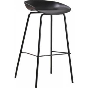 Bogdan Furniture Бар стол Пентос, черен
