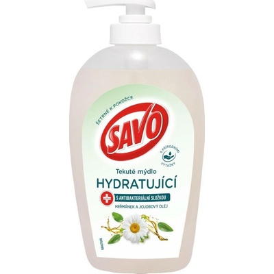 Savo Heřmánek a Jojobový olej tekuté mýdlo s antibakteriální složkou 250 ml