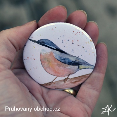 Brhlík lesní - button neboli placka