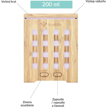 Truelife Air diffuser D7 Bamboo 200 ml