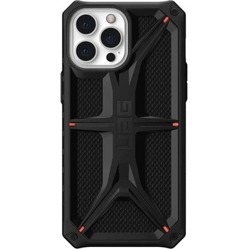 Urban Armor Gear Gear Monarch Kevlar Case - удароустойчив хибриден кейс за iPhone 13 Pro (черен-кевлар)