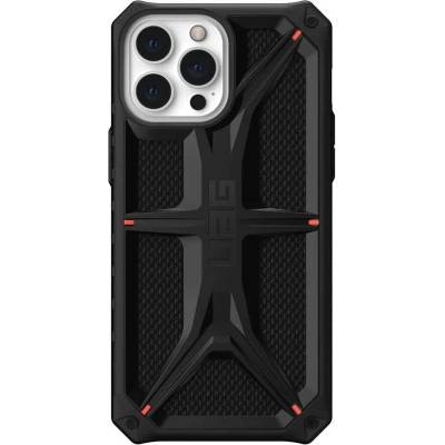 Urban Armor Gear Gear Monarch Kevlar Case - удароустойчив хибриден кейс за iPhone 13 Pro (черен-кевлар)
