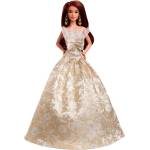 Barbie Кукла Barbie Signature - 2025 Holiday, латиноамериканка със златиста рокля (JBH97)