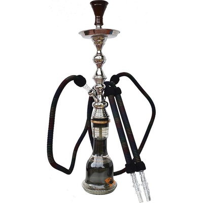 Top Mark Vodní dýmka Fateh černá NEW 2 hadice 80 cm