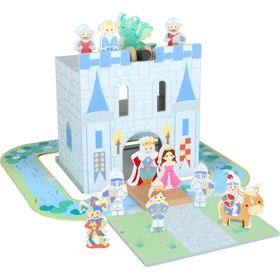 Orange Tree Toys Дървен игрален комплект Orange Tree Toys - Замък, 21 части (OTT11393)