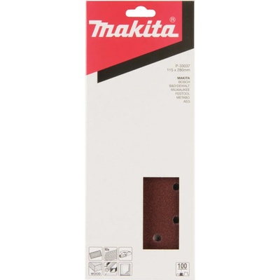 Brúsny papier 115 x 280 mm (14 otvorov) MAKITA P-33037
