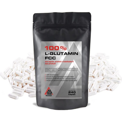 Valknut 100% L-Glutamin FCC 240 kapslí