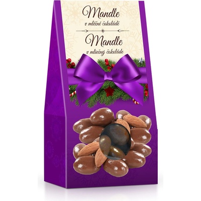 Selllot Vánoční mandle v mléčné čokoládě stříška 150 g