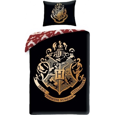 Halantex Obliečky bavlna Harry Potter black 140x200 70x90