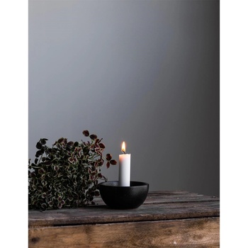 STOREFACTORY Keramický svietnik LIDATORP mini P.10cm čierny