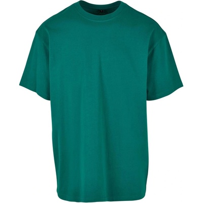 Build Your Brand pánské tričko Heavy Oversize Tee zelená
