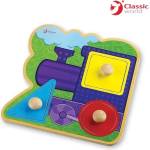 Classic World Дървен Пъзел Влакче - Classic World