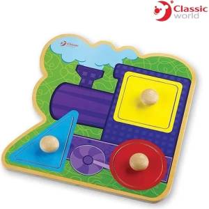 Classic World Дървен Пъзел Влакче - Classic World