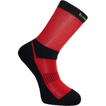 Bambox BX-3 RESIST FUN bambusové ponožky Černá / Červená