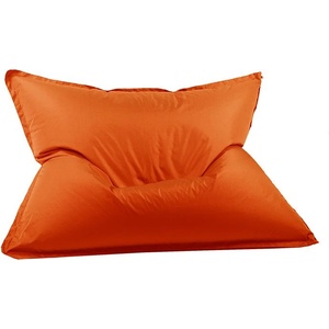 Pufrelax Пуф Голяма възглавница, 350л. , Magic Pillow - Teteron Neon Orange, Перящ се калъф, За открито, Пълнеж от Полистиролни перли