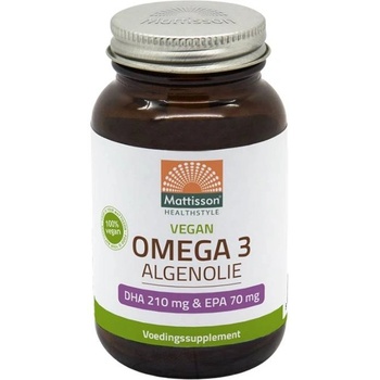 Mattisson Healthstyle Vegan Omega 3 Algae Oil DHA/EPA, 210 mg/70 mg, 60 капсули, Mattisson Healthstyle (MT1472)